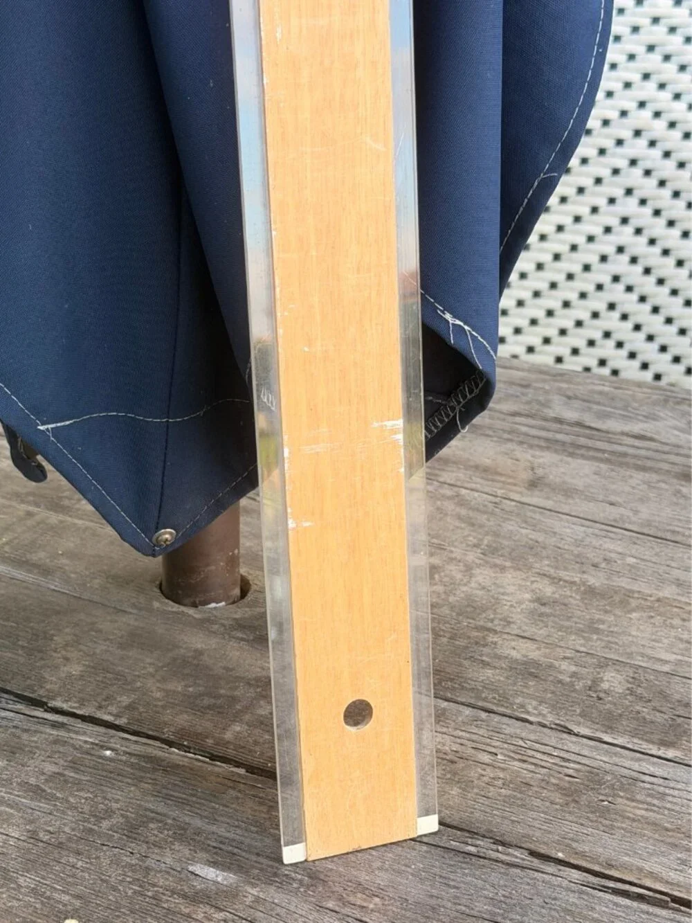 Vintage Alvin C24 Transparent Edge T-Square for Drafting - 24” Art Framing